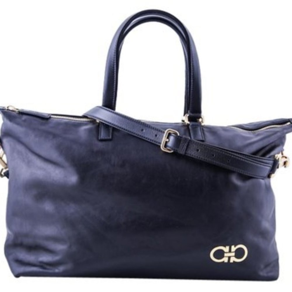 SALVATORE FERRAGAMO VINATGE ORAGAMI MEDIUM TOTE